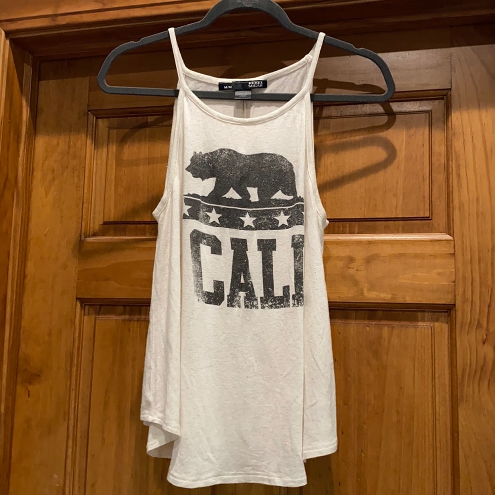 Rebel Sugar Cali Bear tank top M
